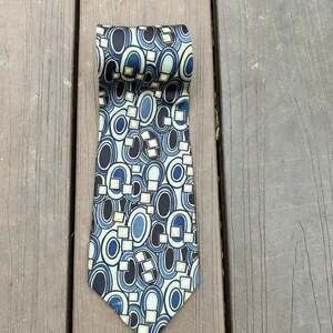 Torriani Geometric Silk Tie